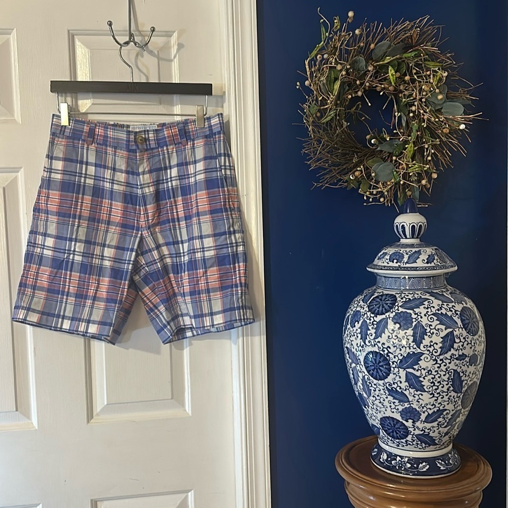 Men’s Southern Tide Skipjacks Multi Color Plaid Shorts Size 30